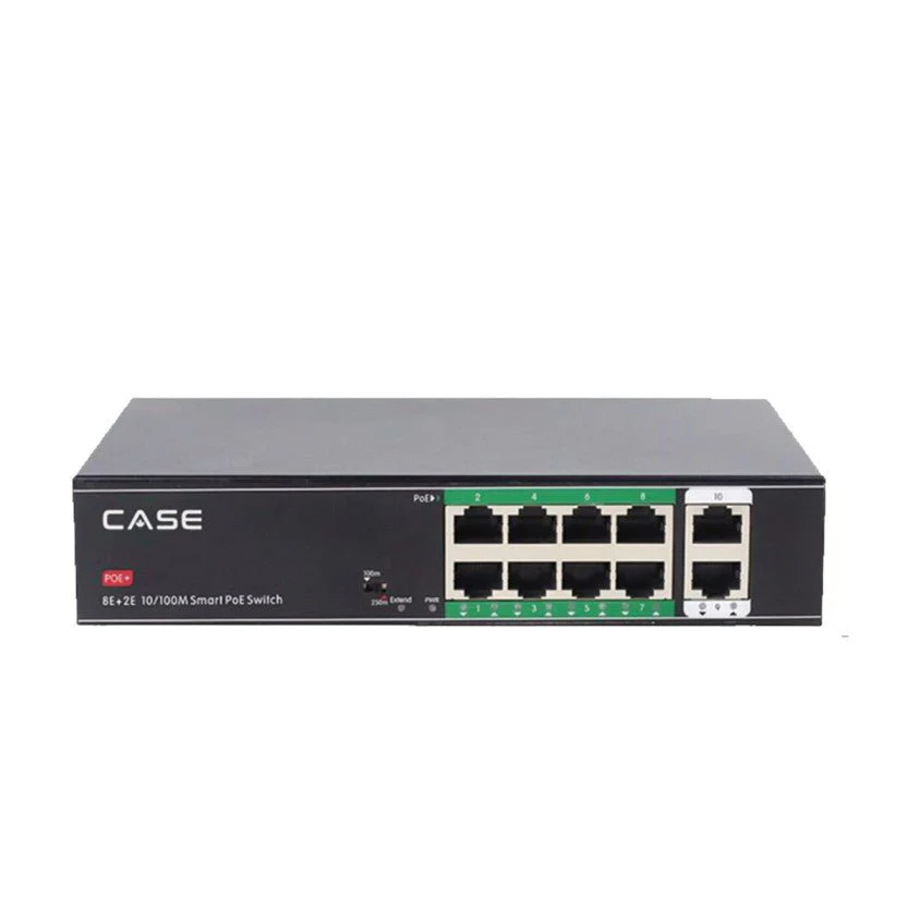 CS-H1108PLS CS-H1108PLS PoE Network Switch with 8 Ports and Uplink for CCTV and Surveillance Systems