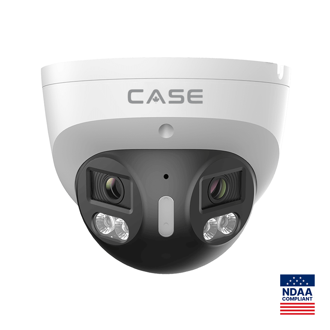 CASE CS-I86V I-180 — 8MP Dual-Lens 180° Panoramic Turret Camera