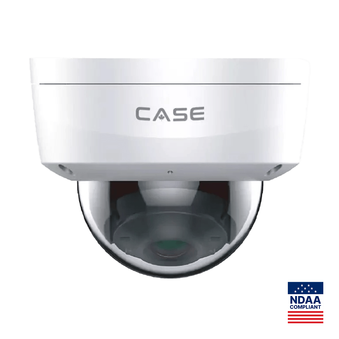 CASE CS-I8KS SD-2.8mm — 8MP Fixed Dome Camera with White Light