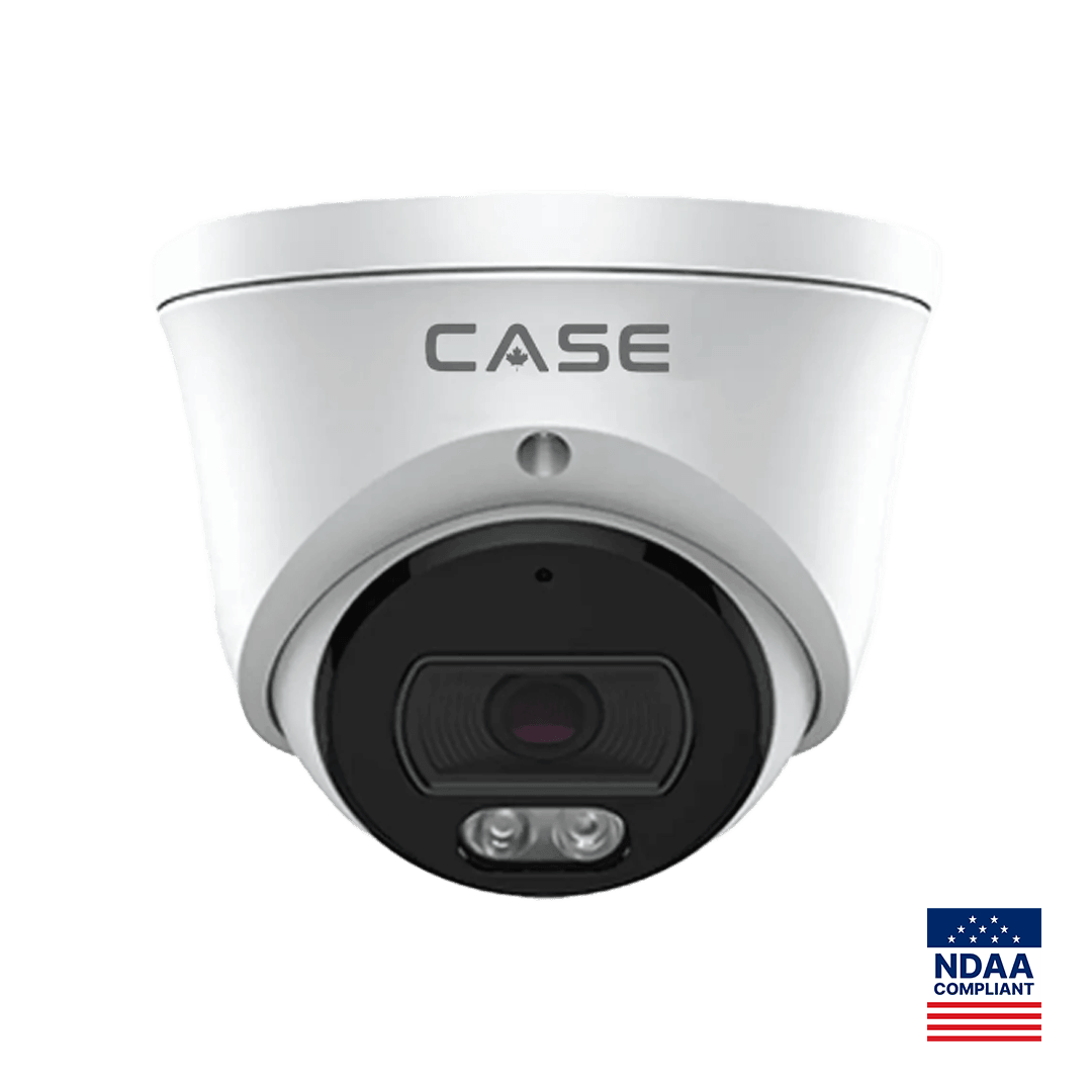 CASE CS-I8XS SD-2.8mm — 8MP Fixed Metal Turret Camera with White Light